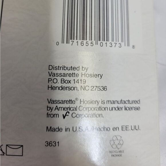 VINTAGE Vassarette ivory panty shaper tummy control nylons tights M‎ - Picture 6 of 6